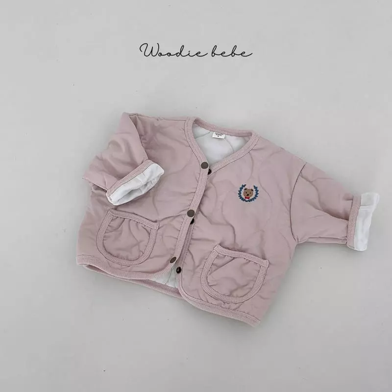 Woodie - Korean Baby Fashion - #babygirlfashion - Tie Bear Jumper - 4