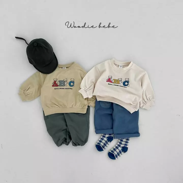 Woodie - Korean Baby Fashion - #babyootd - Alpabet Tee - 5