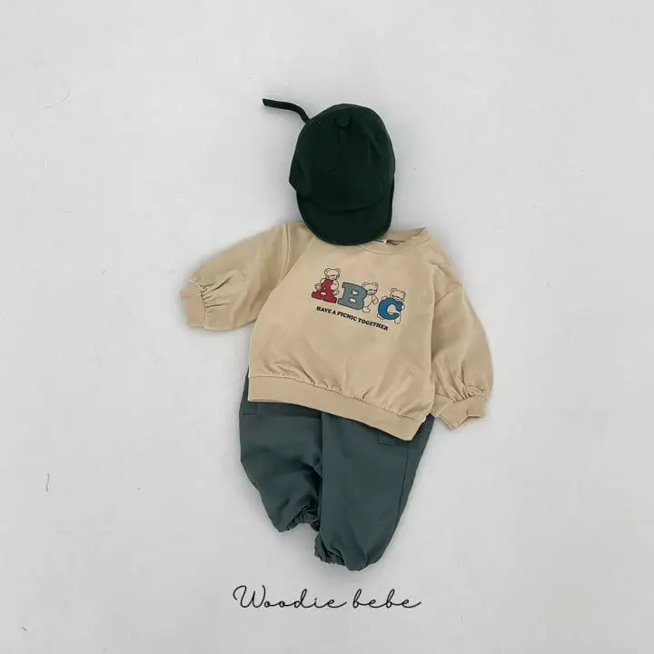 Woodie - Korean Baby Fashion - #babyoutfit - Alpabet Tee - 6