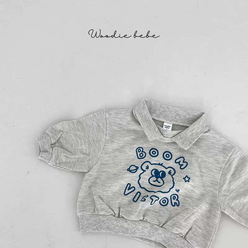 Woodie - Korean Baby Fashion - #babyoutfit - Victor Tee - 5