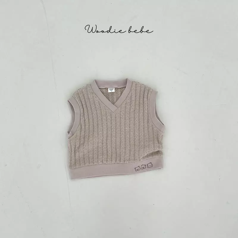 Woodie - Korean Baby Fashion - #babywear - Time Vest