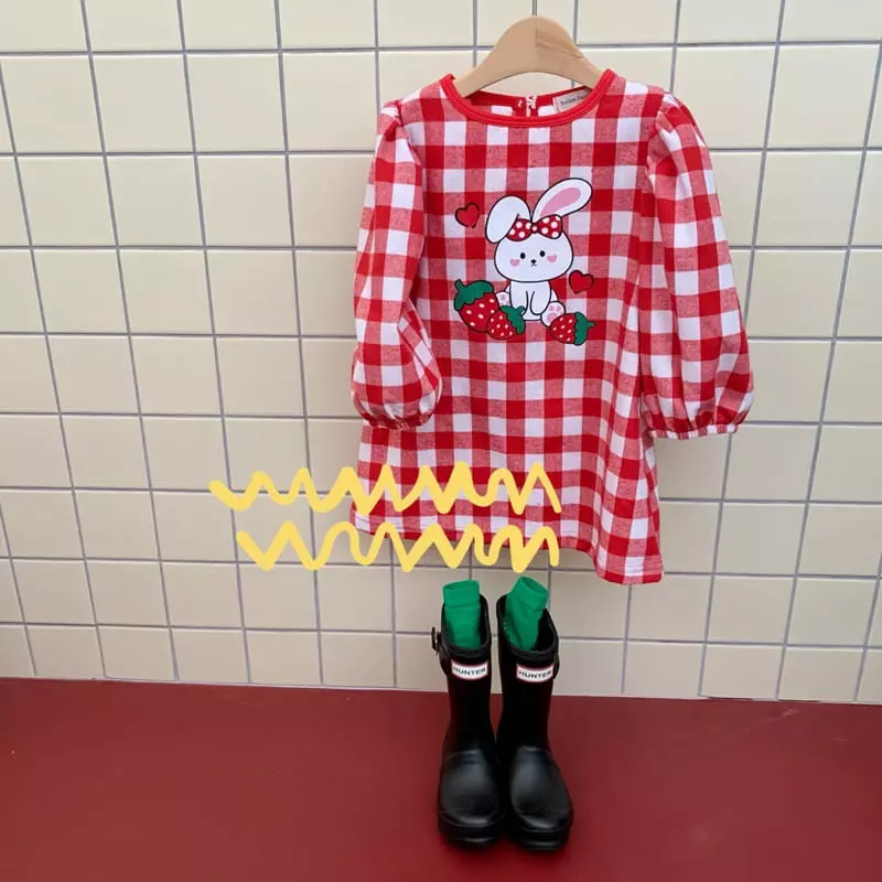 Yellow Factory - Korean Children Fashion - #magicofchildhood - Friends One-piece
