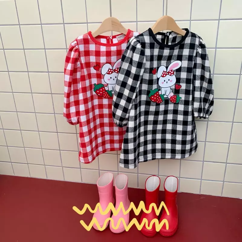 Yellow Factory - Korean Children Fashion - #stylishchildhood - Friends One-piece - 6