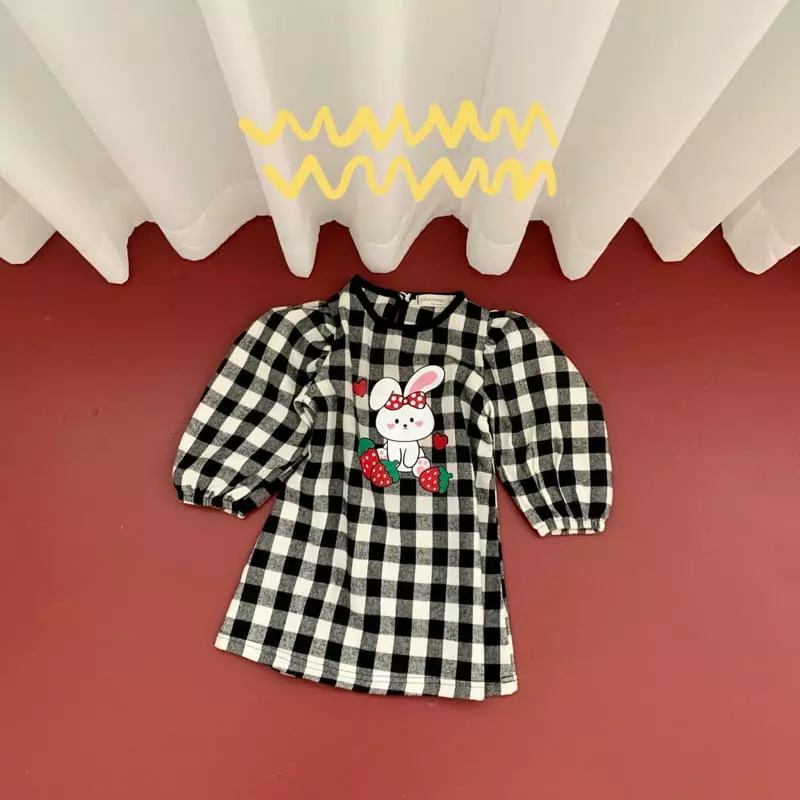 Yellow Factory - Korean Children Fashion - #prettylittlegirls - Friends One-piece - 4