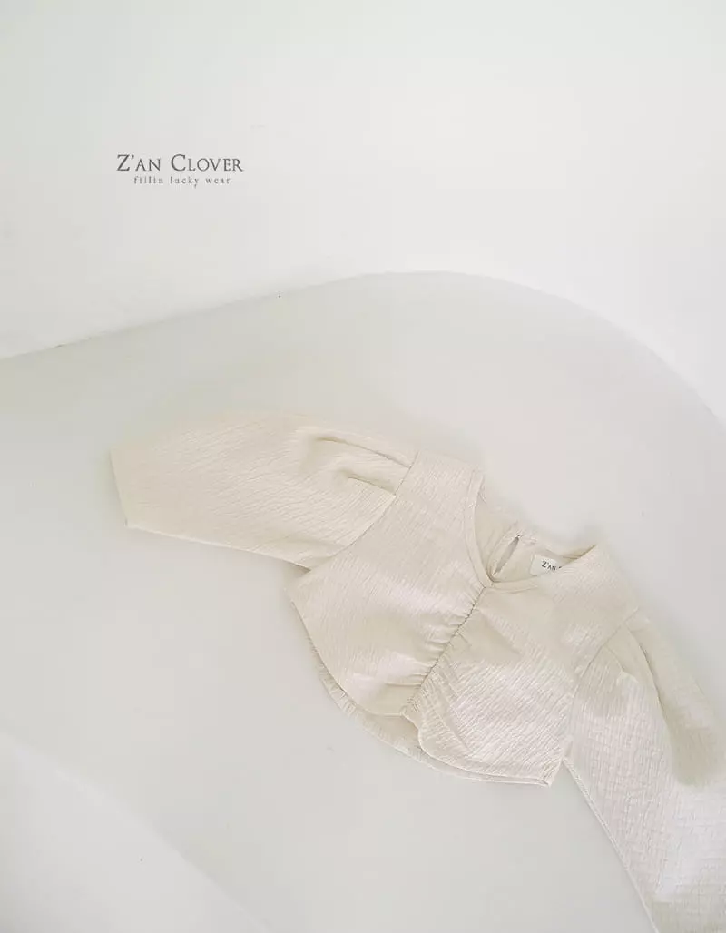 Zan Clover - Korean Children Fashion - #Kfashion4kids - Embo Shirring Blouse - 5
