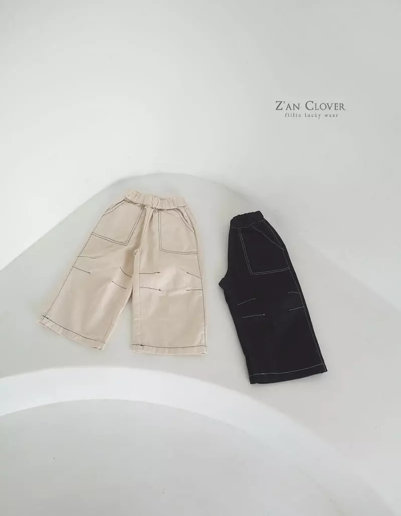 Zan Clover - Korean Children Fashion - #Kfashion4kids - Stitch Pocket Pants