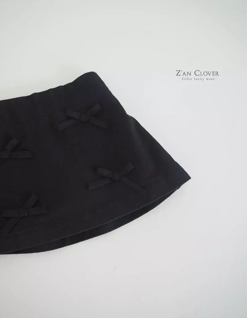 Zan Clover - Korean Children Fashion - #childrensboutique - Ribbon Skirt - 3