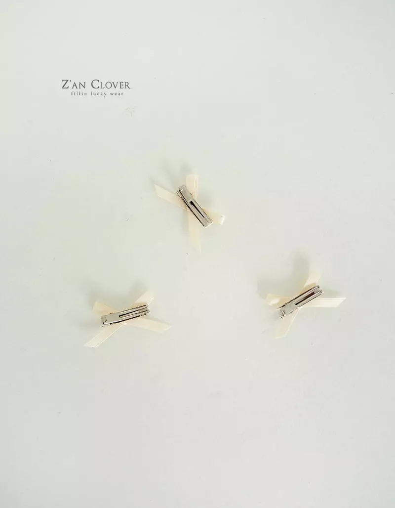 Zan Clover - Korean Children Fashion - #childrensboutique - Jenny Ribbon Hairpin - 9