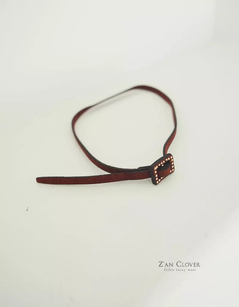 Zan Clover - Korean Children Fashion - #designkidswear - Suede Chocker - 7