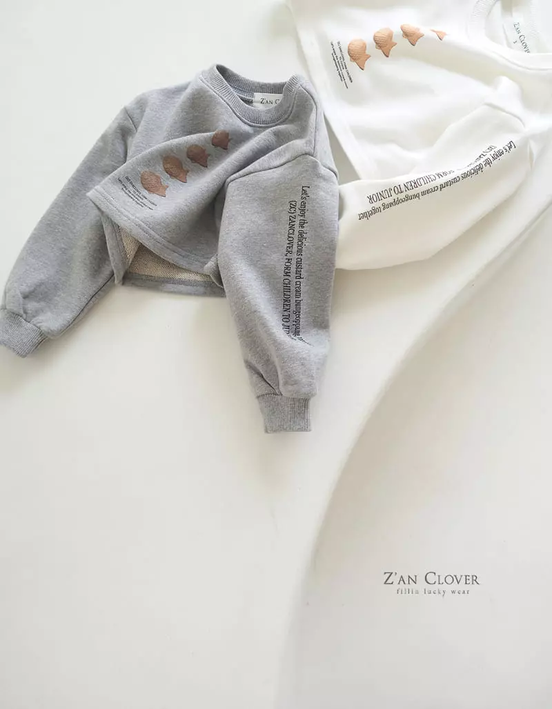 Zan Clover - Korean Children Fashion - #discoveringself - Ssamanco Sweatshirt - 2