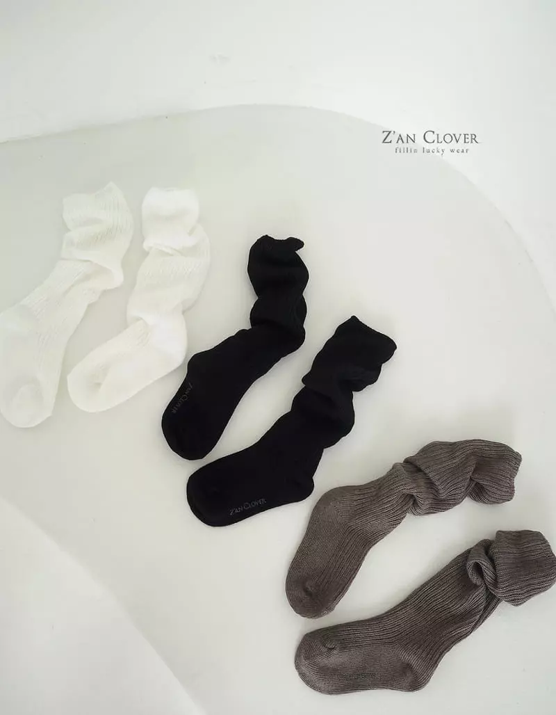 Zan Clover - Korean Children Fashion - #discoveringself - Z Cle Loose Socks - 2