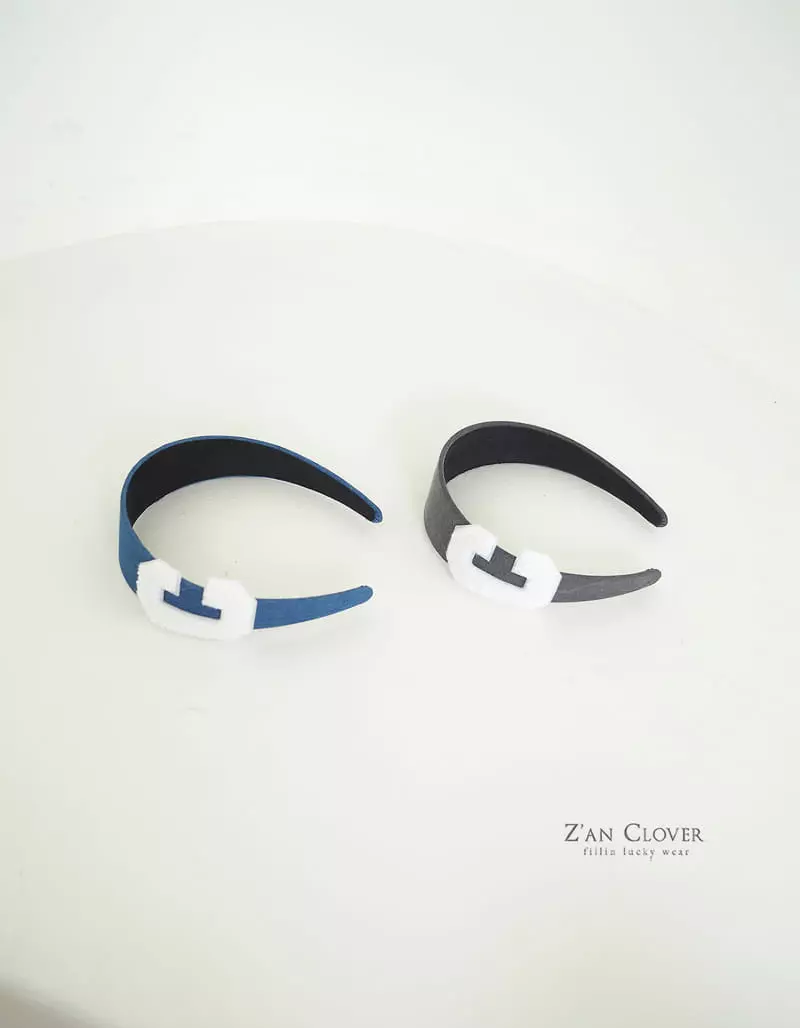 Zan Clover - Korean Children Fashion - #kidzfashiontrend - Denim Hairband