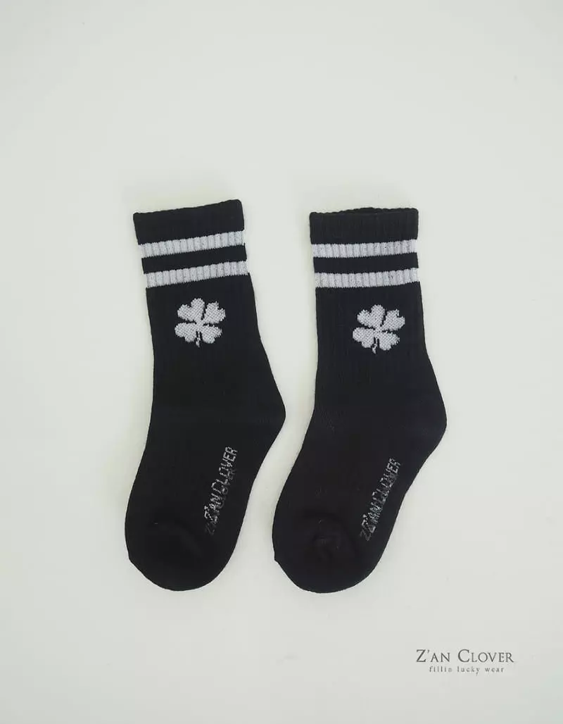 Zan Clover - Korean Children Fashion - #kidzfashiontrend - Z Cle Sport Socks - 7