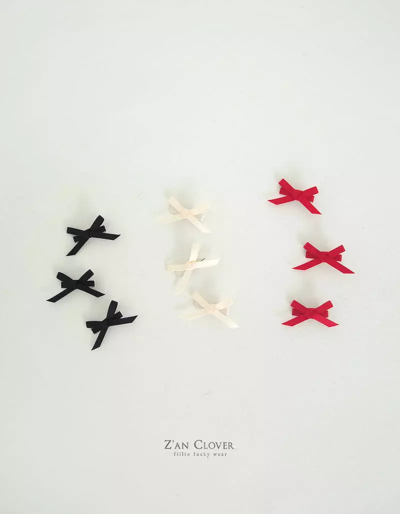 Zan Clover - Korean Children Fashion - #littlefashionista - Jenny Ribbon Hairpin