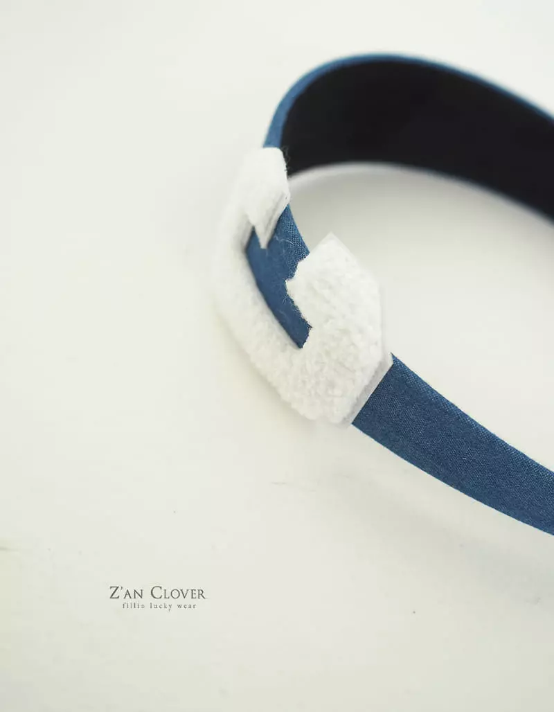 Zan Clover - Korean Children Fashion - #minifashionista - Denim Hairband - 5