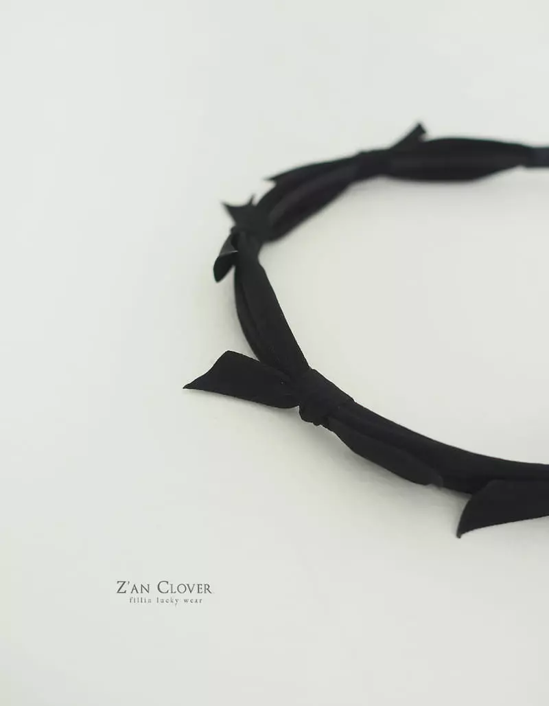Zan Clover - Korean Children Fashion - #stylishchildhood - Ribbon Hairband - 8