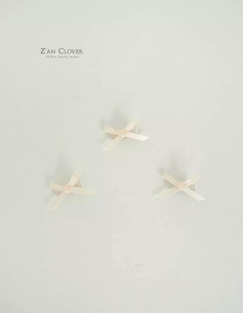 Zan Clover - Korean Children Fashion - #stylishchildhood - Jenny Ribbon Hairpin - 7