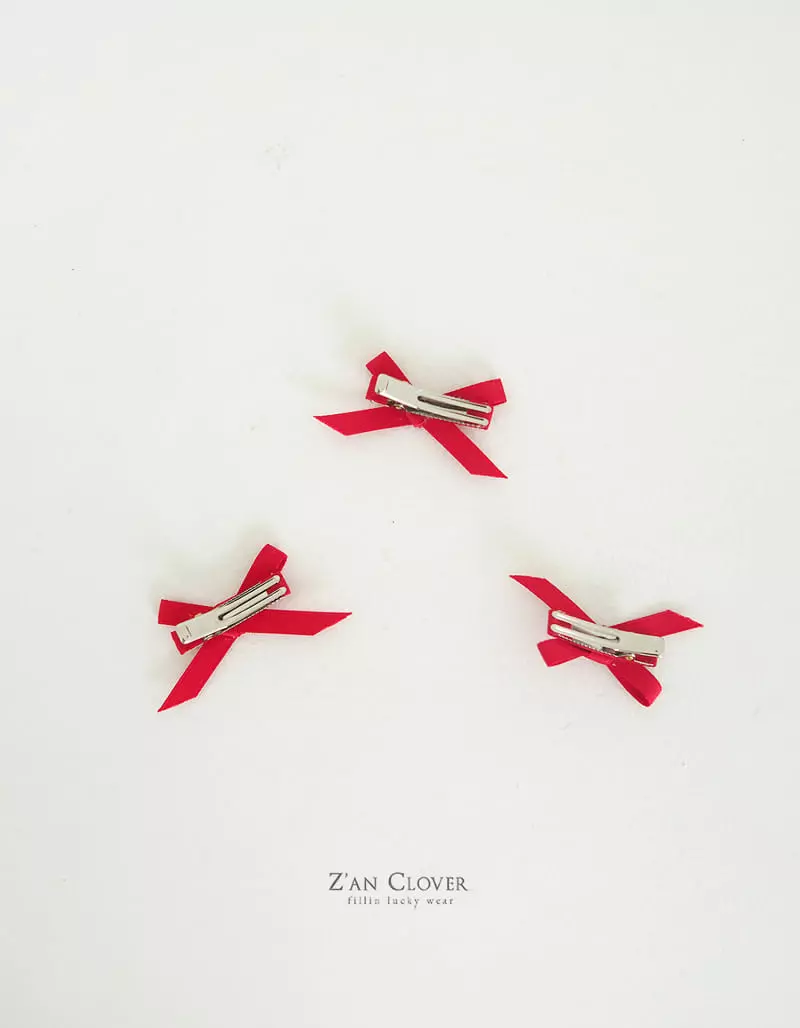 Zan Clover - Korean Children Fashion - #todddlerfashion - Jenny Ribbon Hairpin - 5