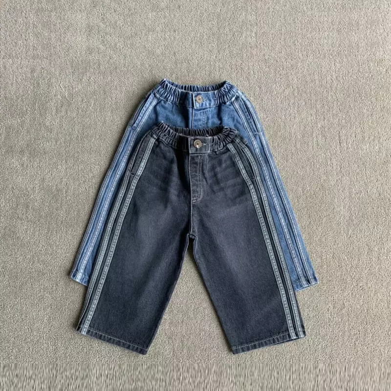 go;u - Korean Children Fashion - #fashionkids - Tape Pants with Mom