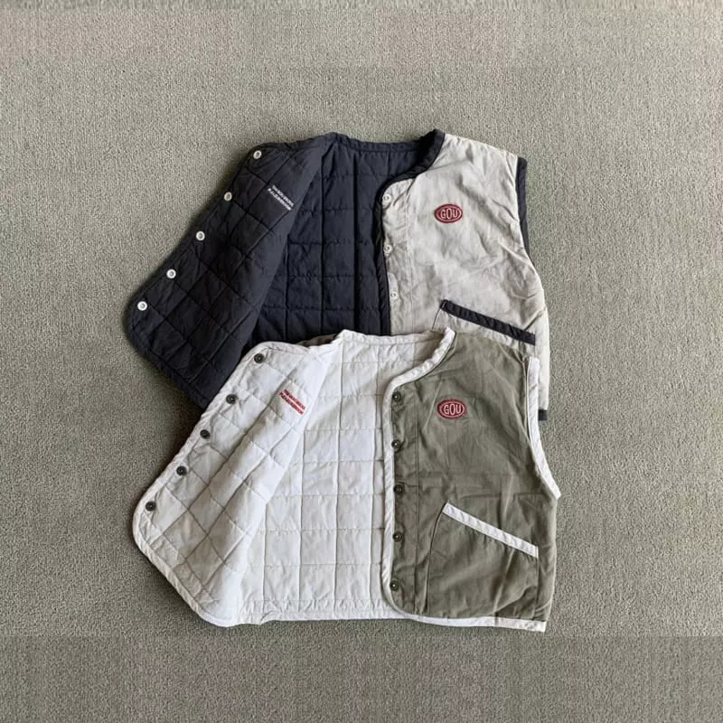 go;u - Korean Children Fashion - #todddlerfashion - Glue Stick Vest