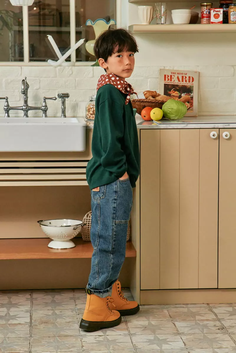 A-Market - Korean Children Fashion - #Kfashion4kids - Slit Jeans - 3