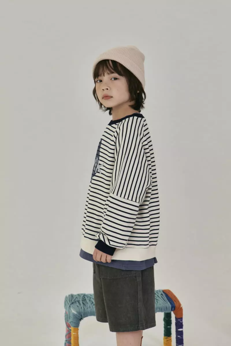 A-Market - Korean Children Fashion - #childrensboutique - ST Slit Sweatshirt - 5