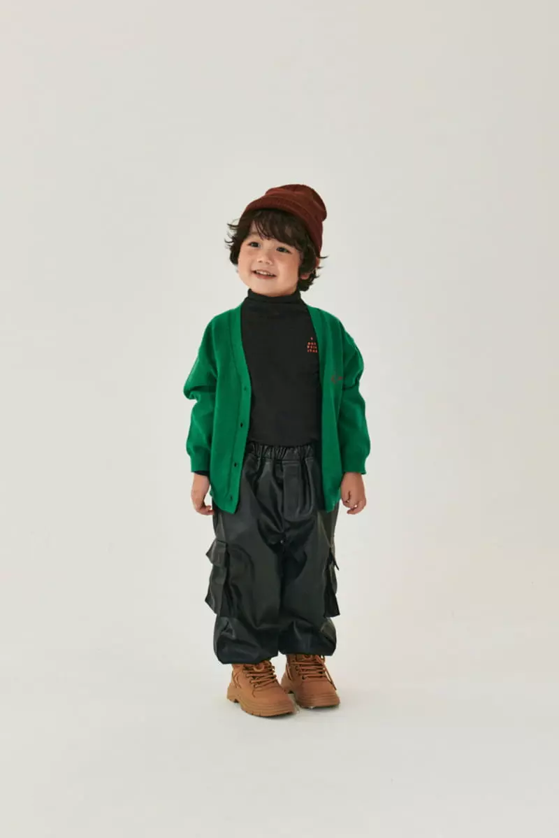 A-Market - Korean Children Fashion - #magicofchildhood - Leather Cargo Pants - 11