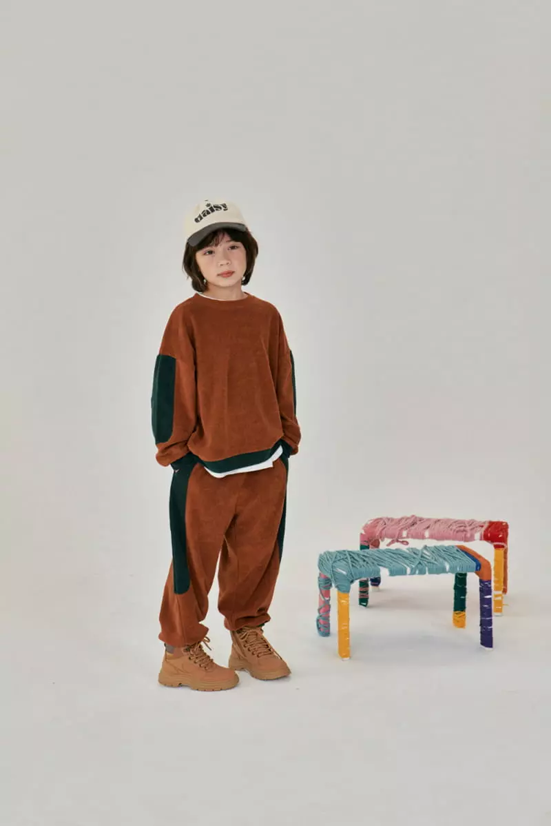 A-Market - Korean Children Fashion - #minifashionista - Terry Sweat Set - 9