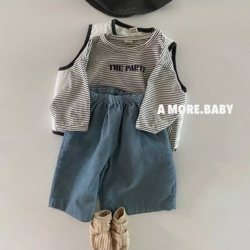A More - Korean Baby Fashion - #babyfashion - Bebe Block Pants