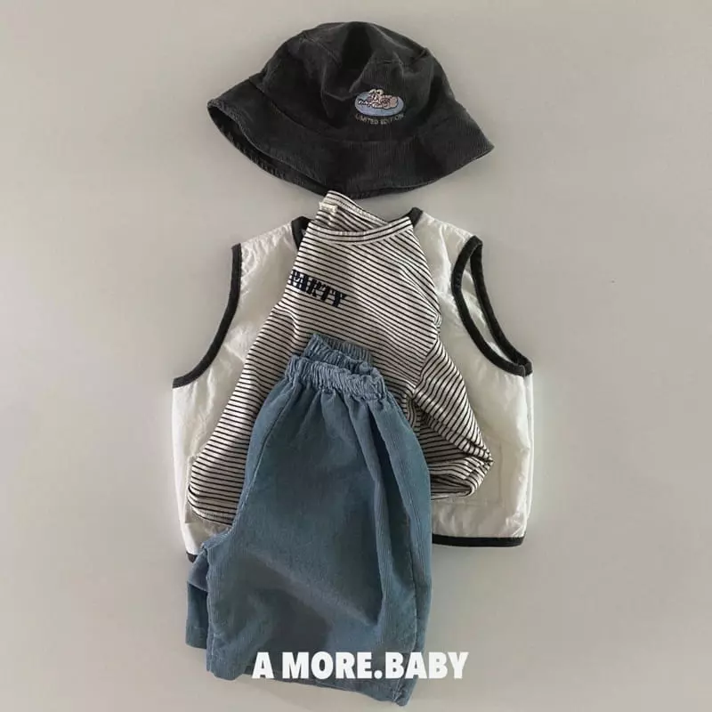A More - Korean Baby Fashion - #babygirlfashion - Bebe Block Pants - 3