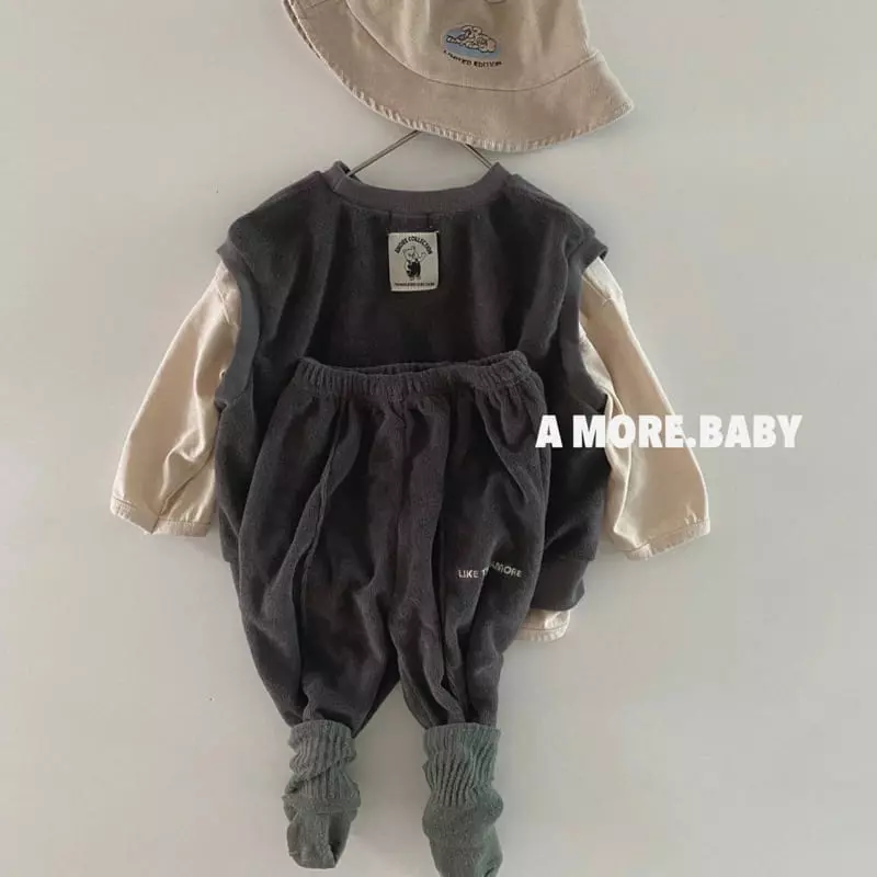 A More - Korean Baby Fashion - #babyoninstagram - Bebe Travel Pants - 3
