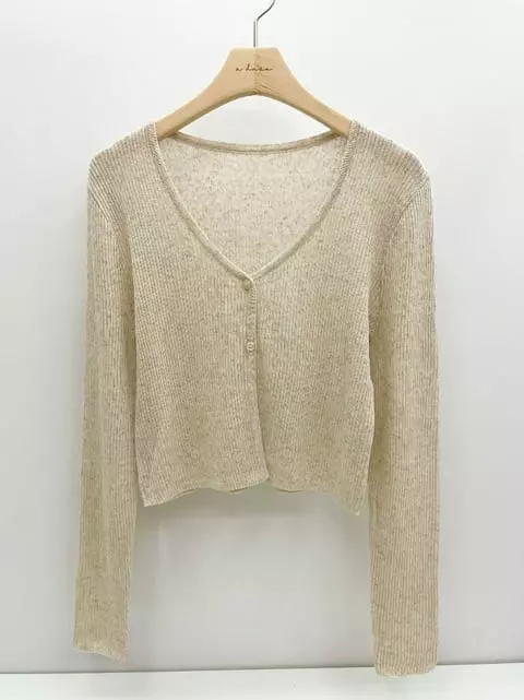 Adaze - Korean Women Fashion - #shopsmall - Daz Crop Cardigan - 11