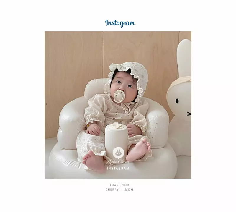 Arim Closet - Korean Children Fashion - #childofig - Lovely Natural Blouse Pants Set - 5