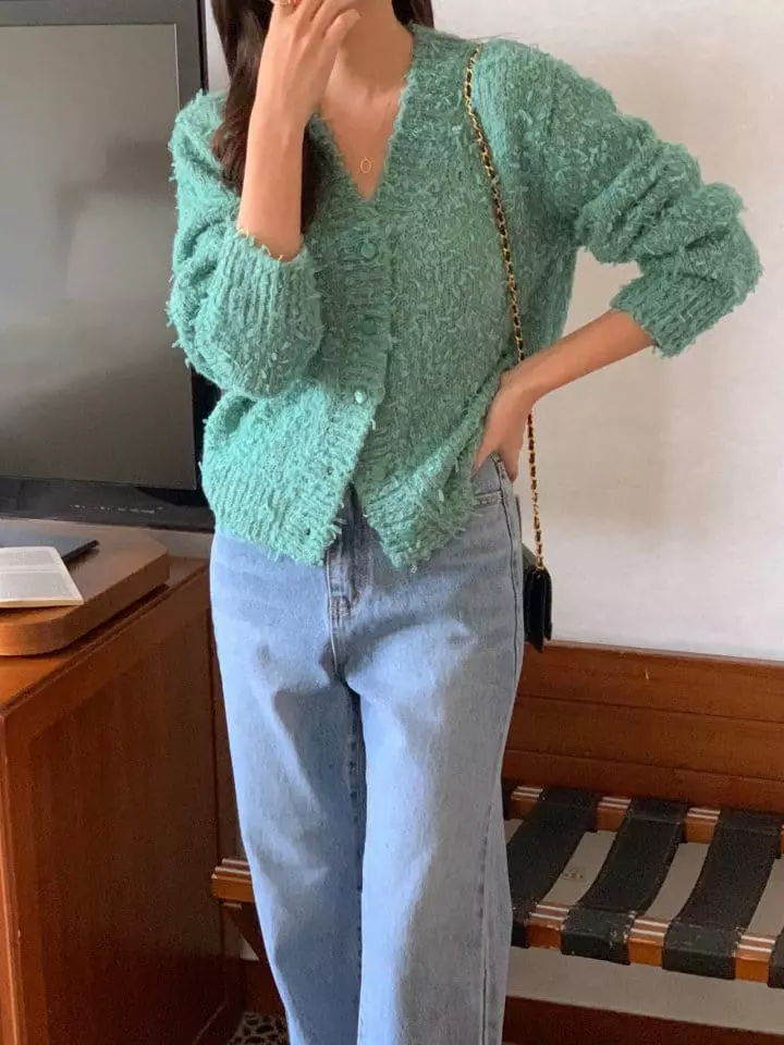 Atthismoment - Korean Women Fashion - #momslook - Lovle Mix Cardigan