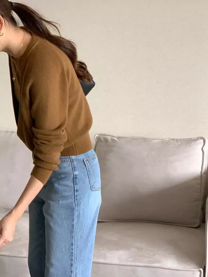 Atthismoment - Korean Women Fashion - #vintagekidsstyle - Two Way Knit Tee - 4