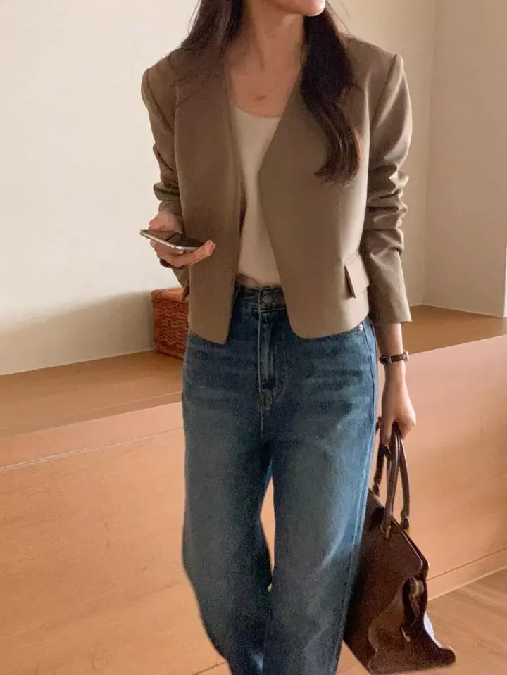 Atthismoment - Korean Women Fashion - #romanticstyle - Us Jacket - 2