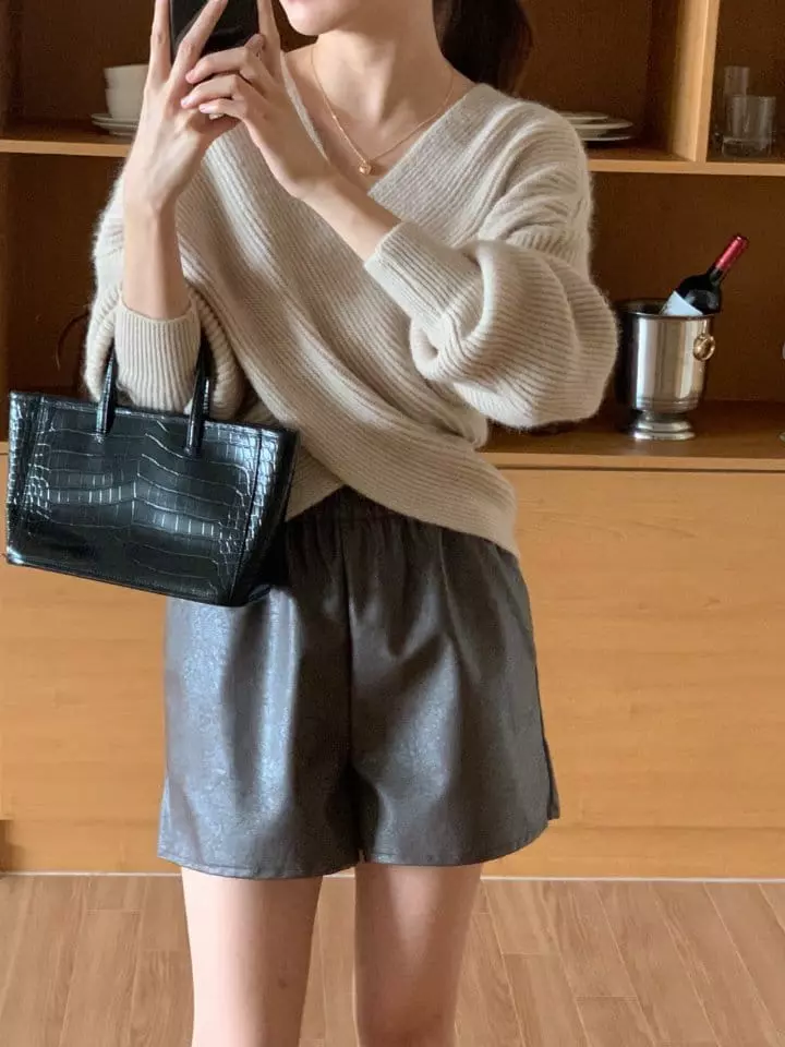 Atthismoment - Korean Women Fashion - #thatsdarling - Twin Knit Tee - 7