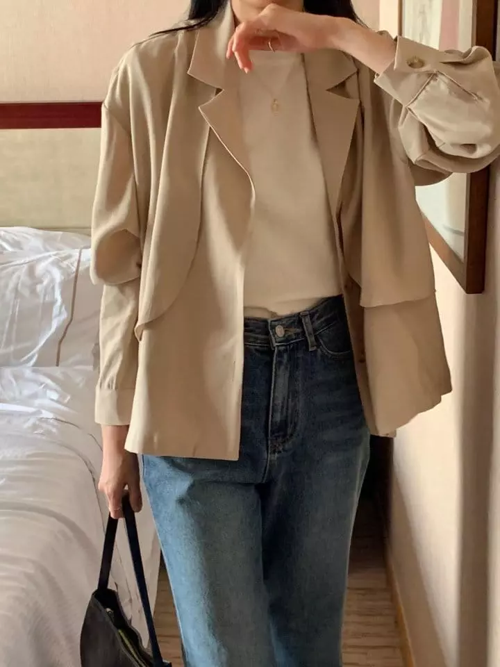 Atthismoment - Korean Women Fashion - #womensfashion - Touch Jacket - 6
