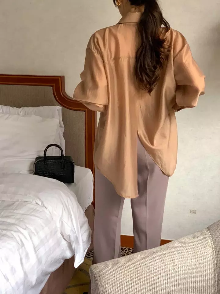 Atthismoment - Korean Women Fashion - #womensfashion - Back Slit Shirt - 9