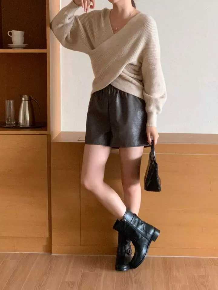 Atthismoment - Korean Women Fashion - #womensfashion - Twin Knit Tee - 10