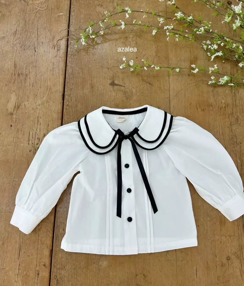 Azalea - Korean Children Fashion - #childrensboutique - Line Blouse
