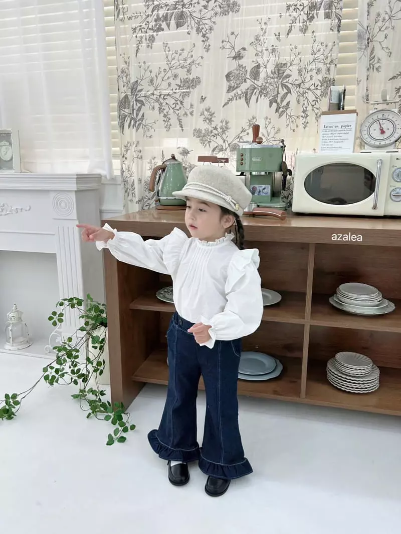 Azalea - Korean Children Fashion - #fashionkids - Lia Frill Jeans - 5