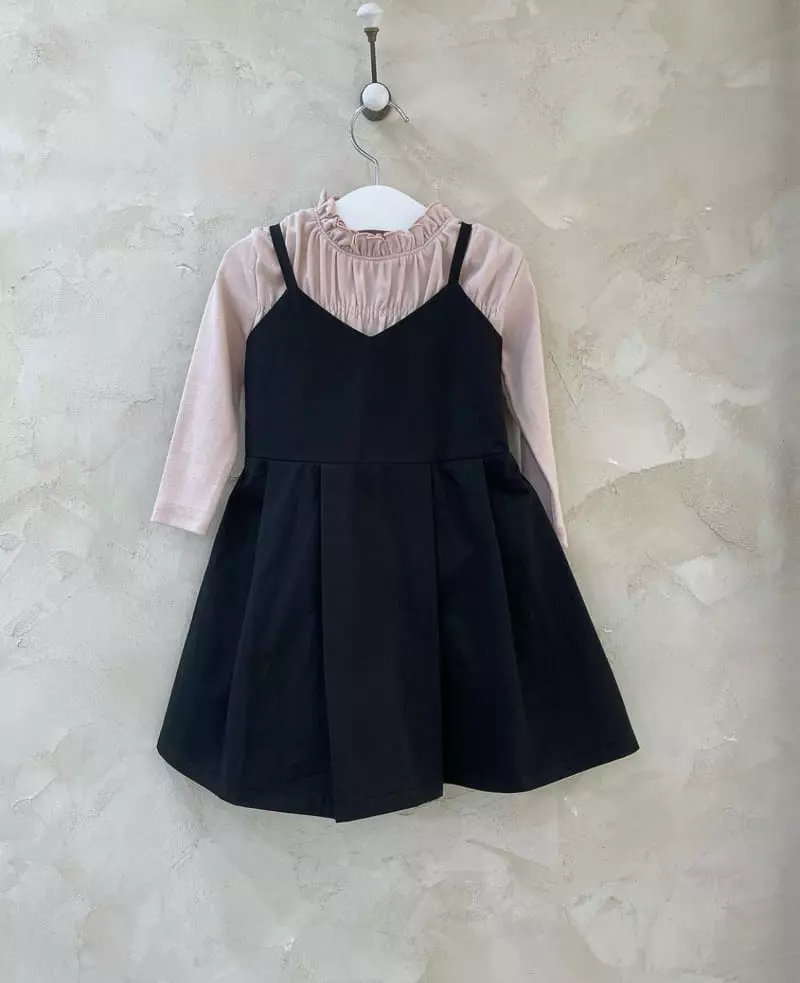 Azalea - Korean Children Fashion - #kidsshorts - Layered One-piece - 3