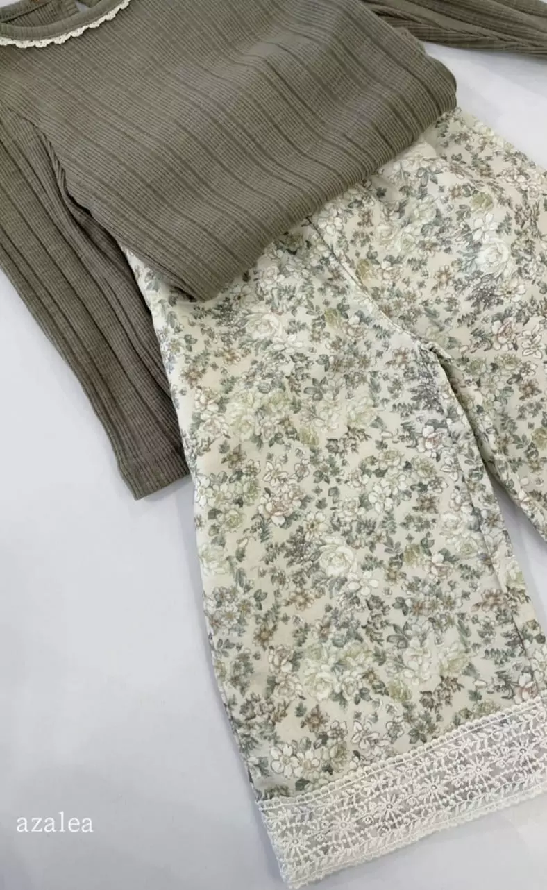 Azalea - Korean Children Fashion - #magicofchildhood - Flower Pants - 2