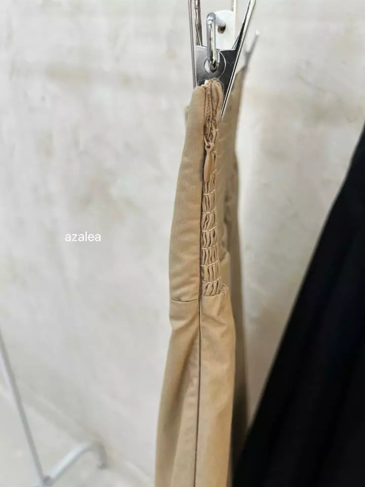 Azalea - Korean Women Fashion - #momslook - Pintuck Long Skirt - 3