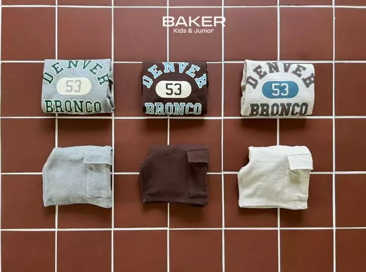 Baker - Korean Children Fashion - #Kfashion4kids - Denver Top Bottom Set - 2