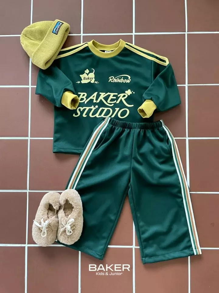 Baker - Korean Children Fashion - #designkidswear - Cats Trainning Top Bottom Set