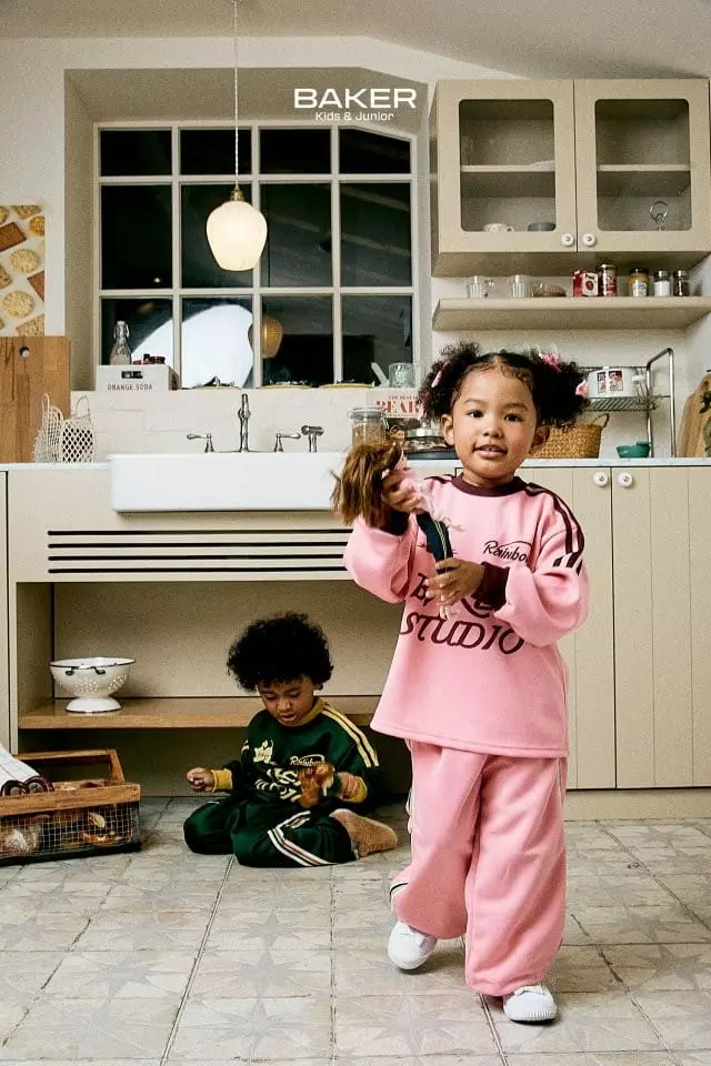 Baker - Korean Children Fashion - #fashionkids - Cats Trainning Top Bottom Set - 3