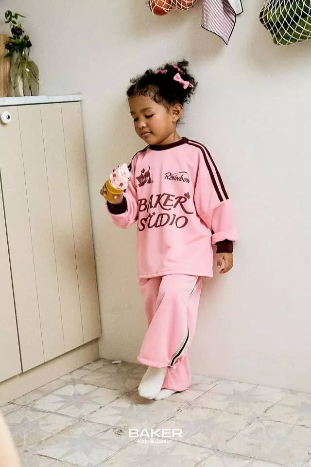 Baker - Korean Children Fashion - #littlefashionista - Cats Trainning Top Bottom Set - 8