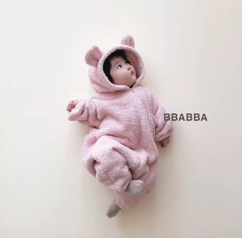 Bbabba - Korean Baby Fashion - #babyboutique - Cozy Bear Bodysuit